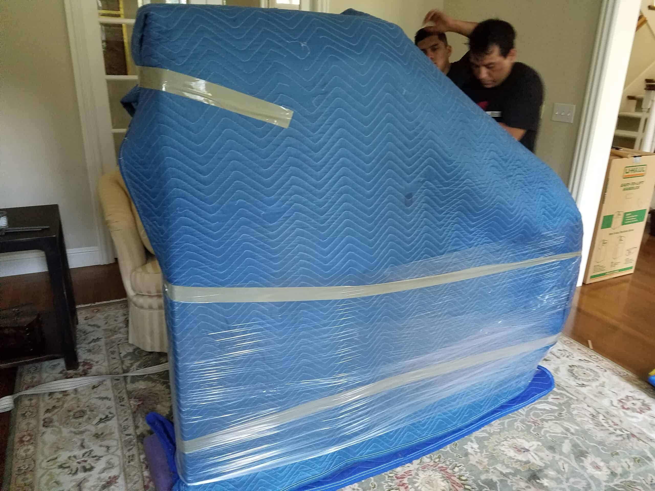 Piano move in progress