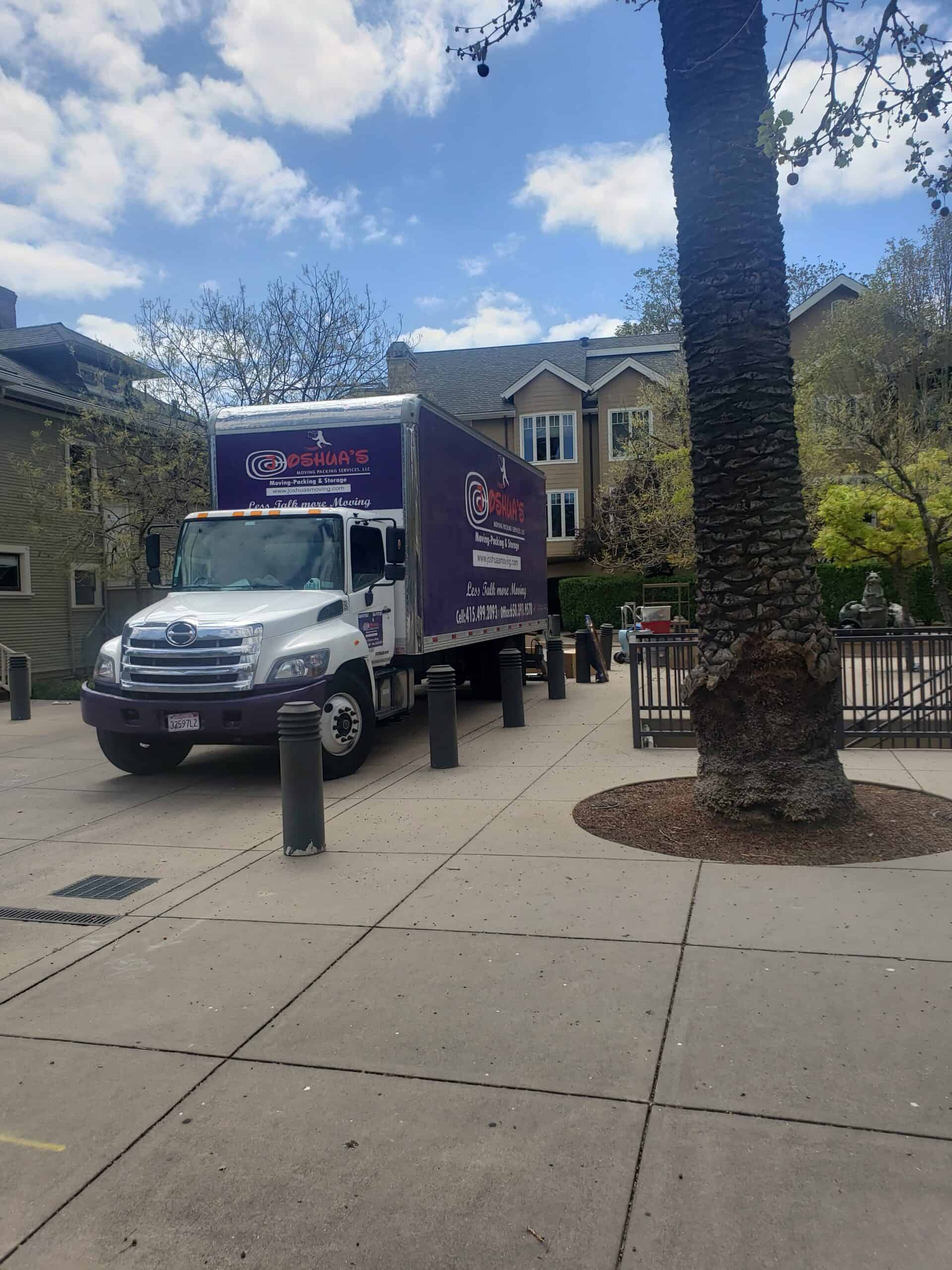 Loading truck in California