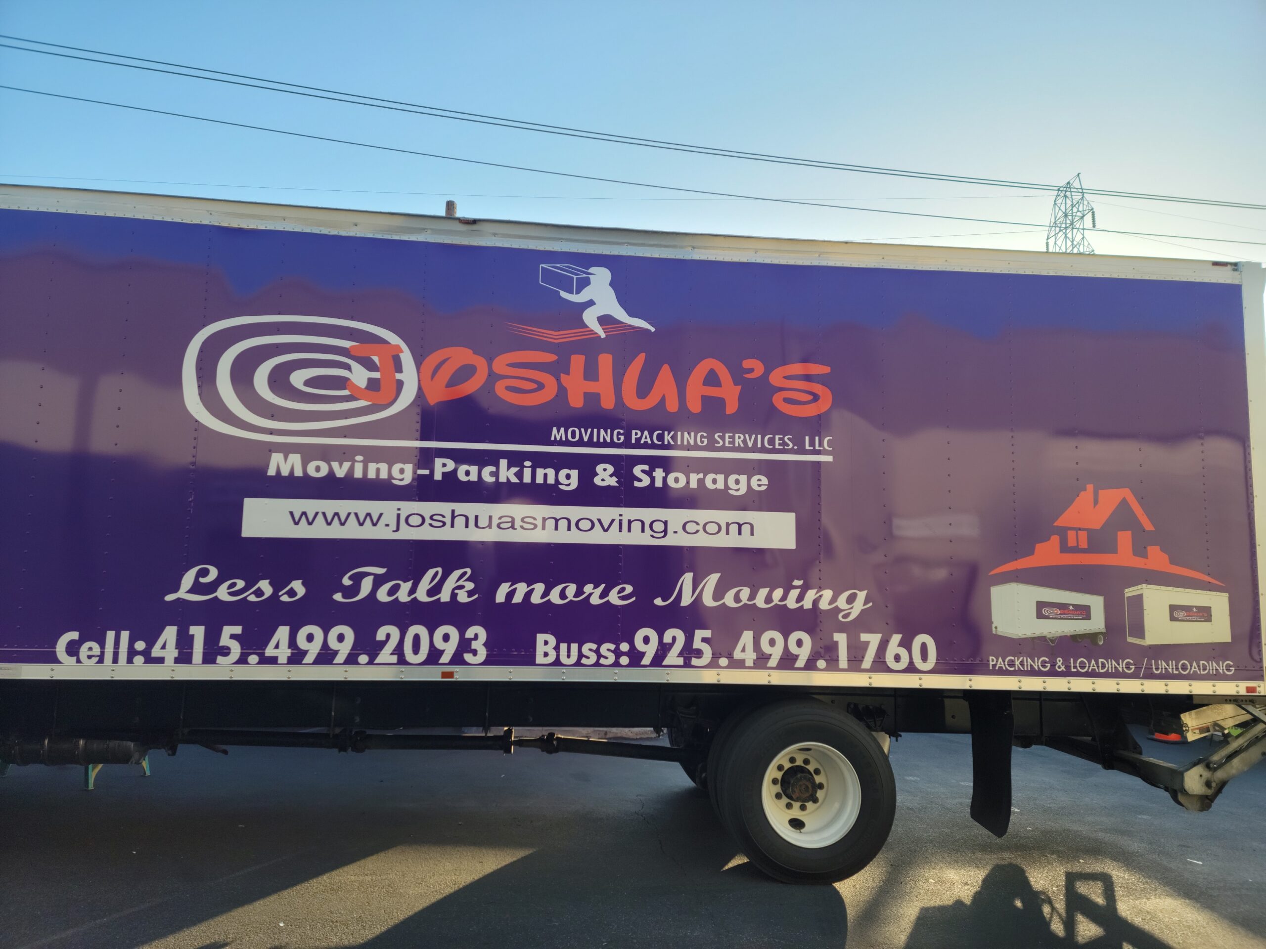 Trucks from Joshua's Moving