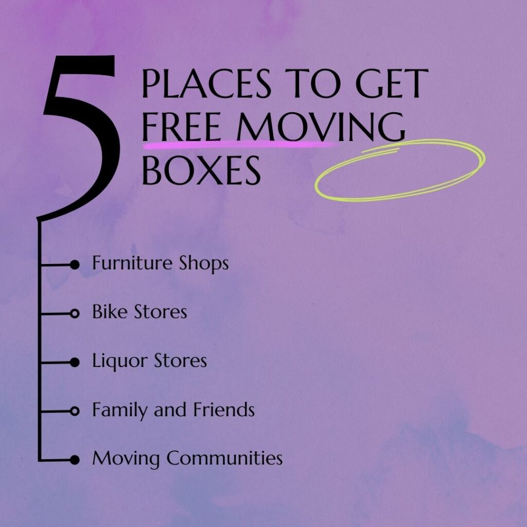Places to Get Free Moving Boxes