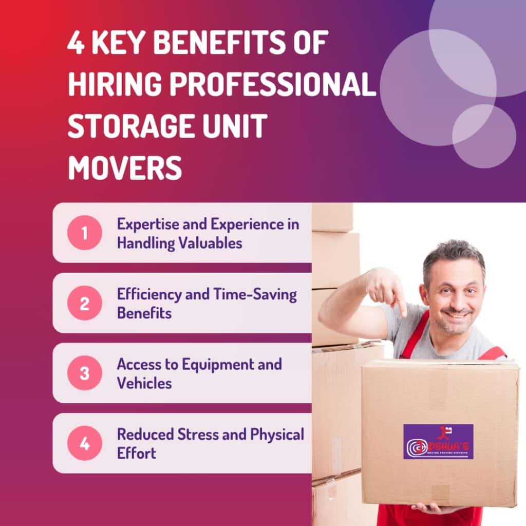 4 Key Benefits of Hiring Professional Storage Unit Movers